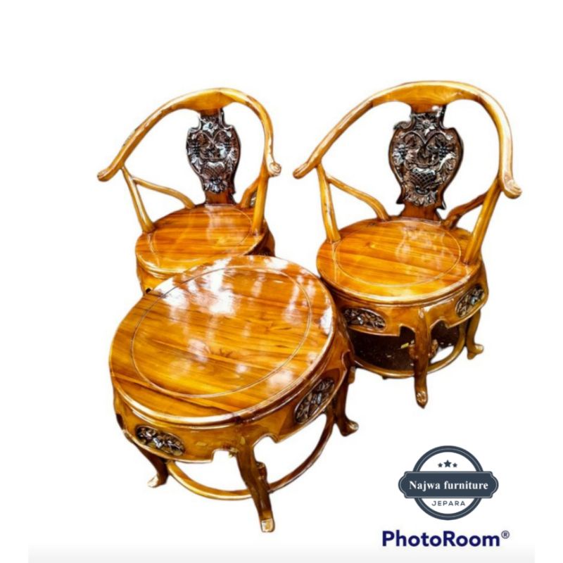 KURSI TERAS JATI KURSI UKIR JATI SOLID HIG QUALITY KURSI TERAS ANTIK MEWAH BANGKU TERAS RIMAH