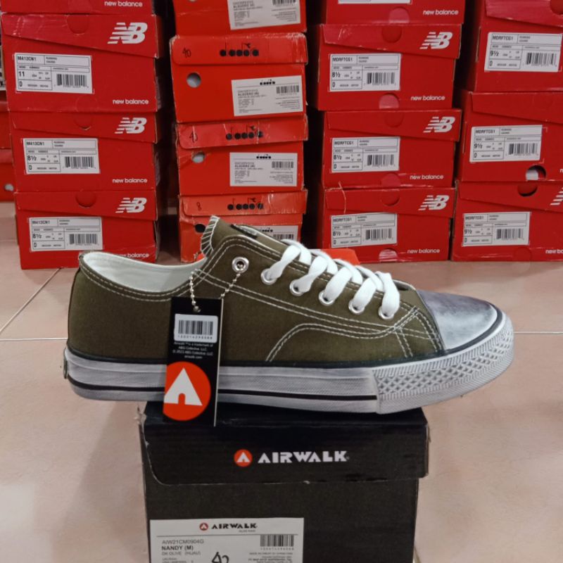 Sepatu Airwalk Nandy Dk Olive Hijau