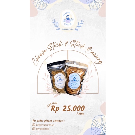 

Kue Bawang dan Cheese Stick