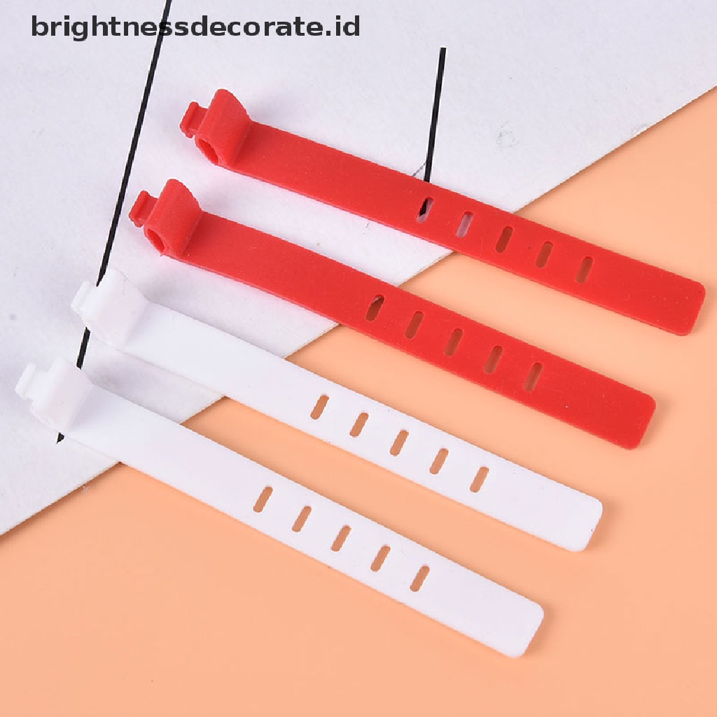 [birth] 2PCS Silicone Phone Data Cable Winder Earphone Clip Charger Organizer Cable Tie [ID]