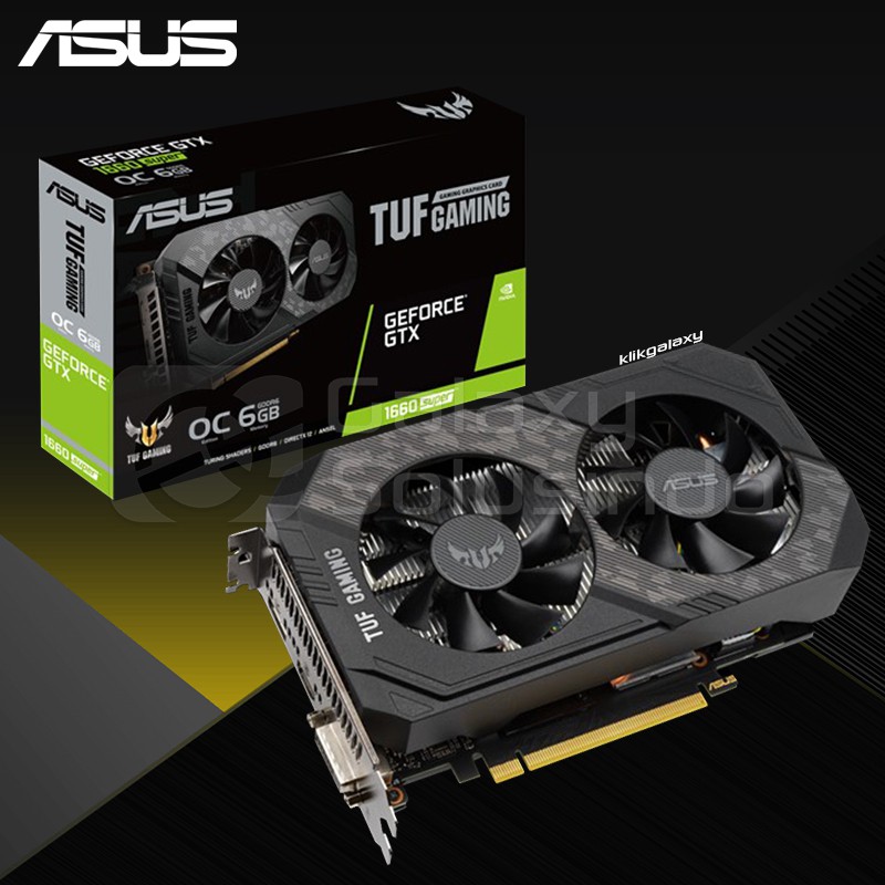 ASUS TUF Gaming GeForce GTX 1660 SUPER OC Edition 6GB GDDR6 VGA