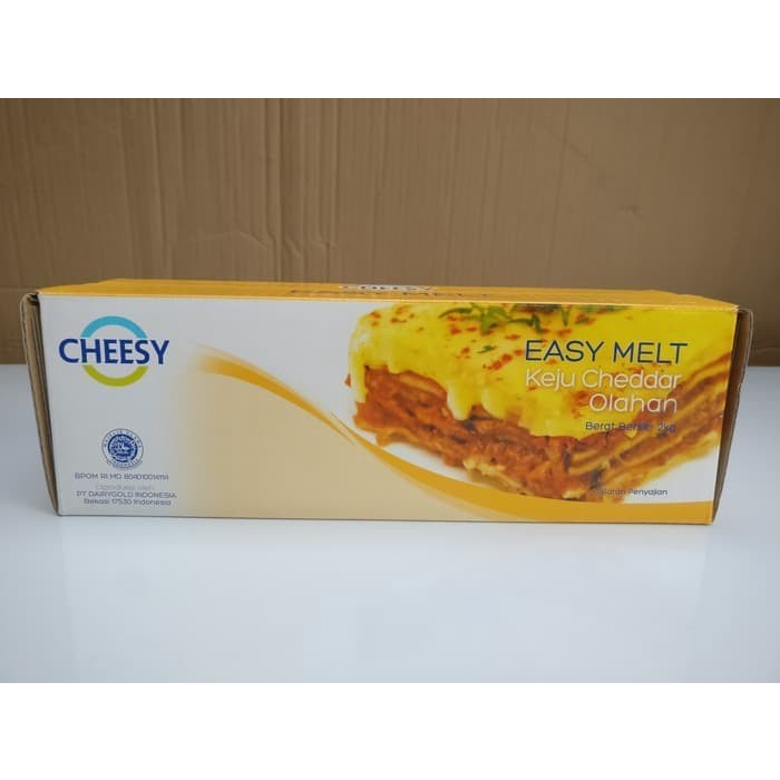 

Keju- Keju Easy Melt / Cheese Quick Melt / Keju Cheddar Cepat Meleleh 2Kg -Keju.