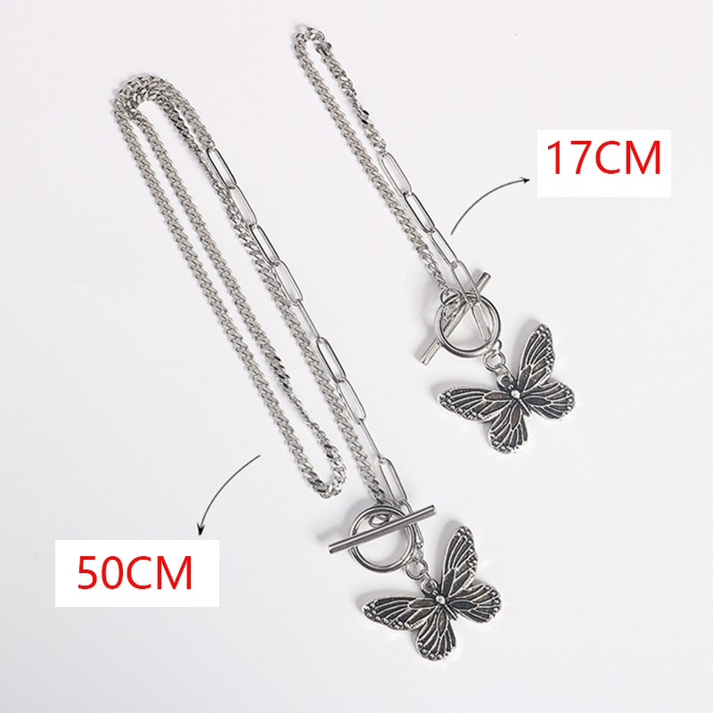 Set Kalung Gelang Tangan Rantai Casual Adjust Gaya Korea Untuk Wanita