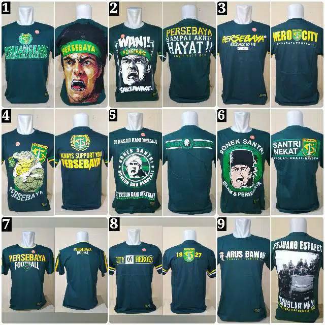 OBRAL KAOS TSHIRT PERSEBAYA BONEK WANI MURAH