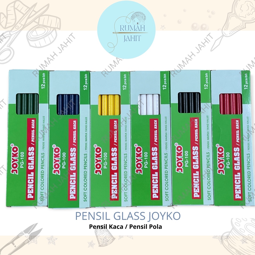 Jual Pensil Kaca Joyko Lusinan Pensil Kapur Joyko Pencil Glass