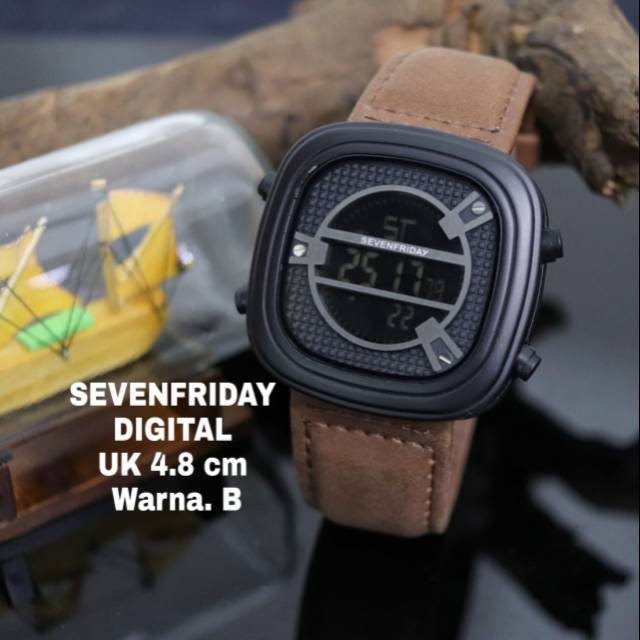 JAM TANGAN SEVENFRIDAY DIGITAL UK 4.8cm