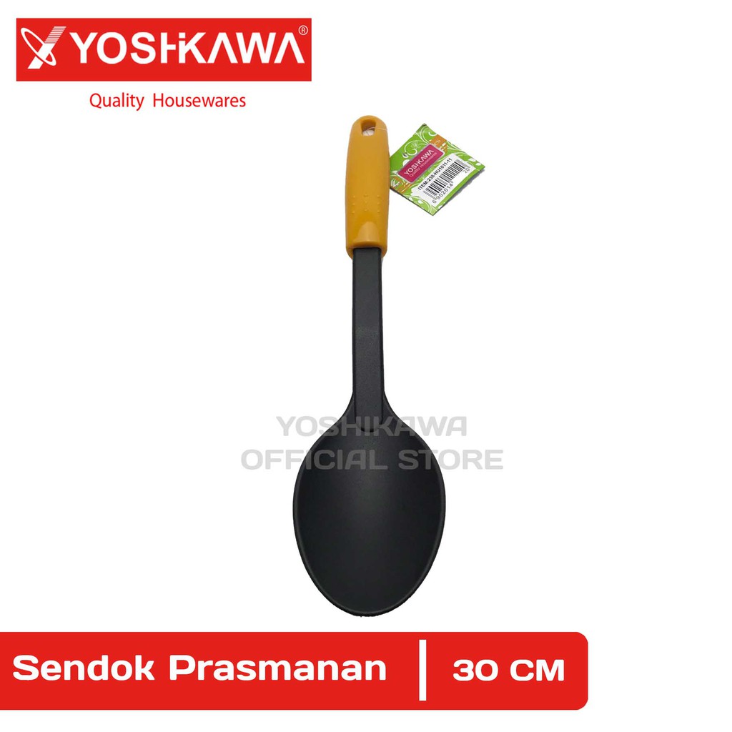 

YOSHIKAWA Sendok Prasmanan Nylon / Sendok Sayur Nylon EVL-238-HU1011-11-HITAM