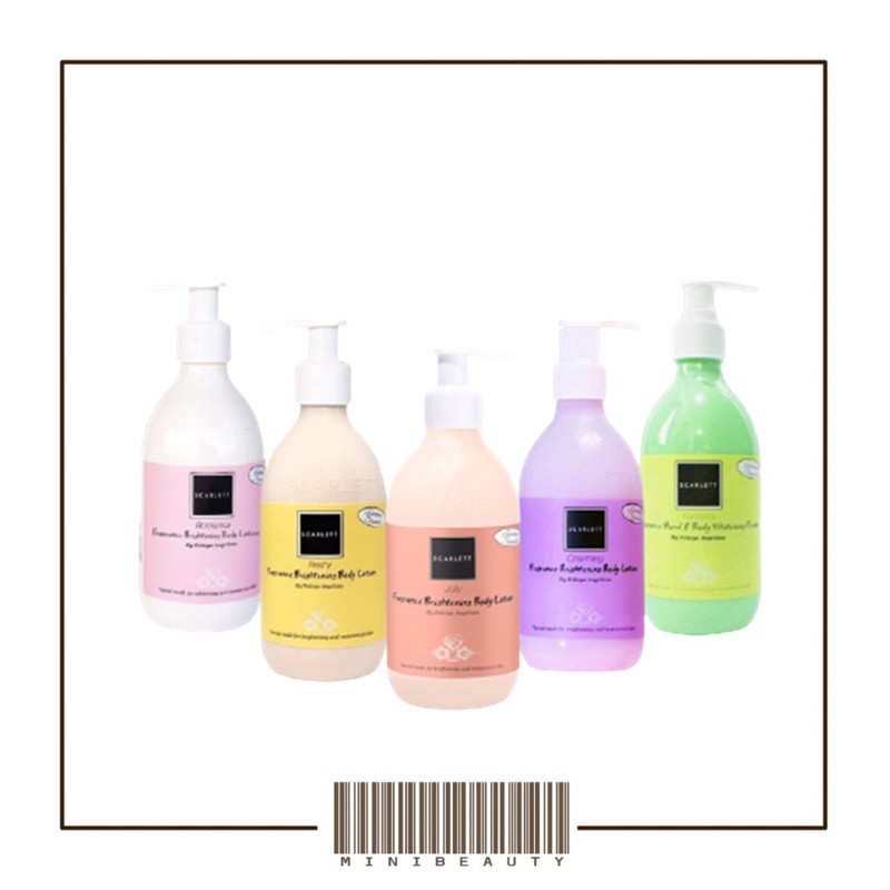 Scarlett whitening body lotion original hand body pemutih