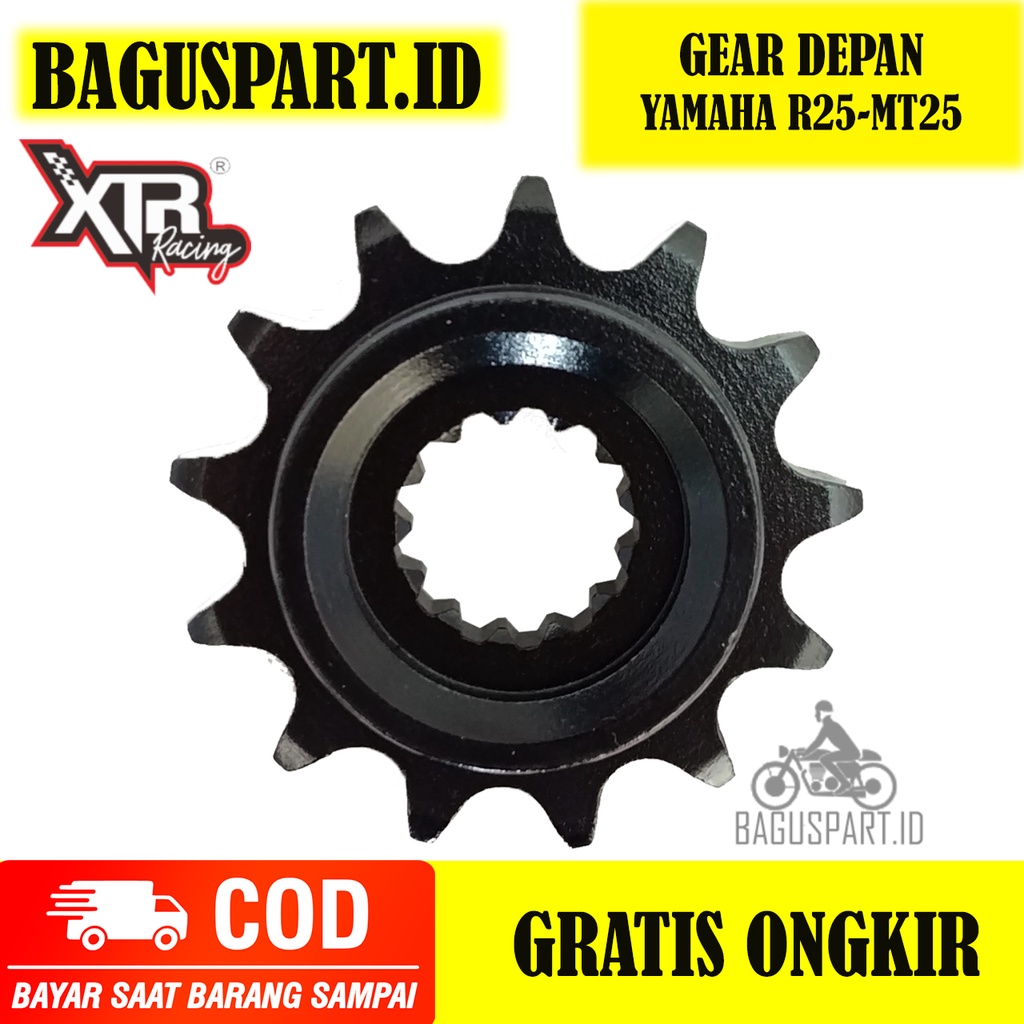 GEAR DEPAN R25, MT25, R25, MT 25 520H 13 14 15 Xtreme not sss tk did