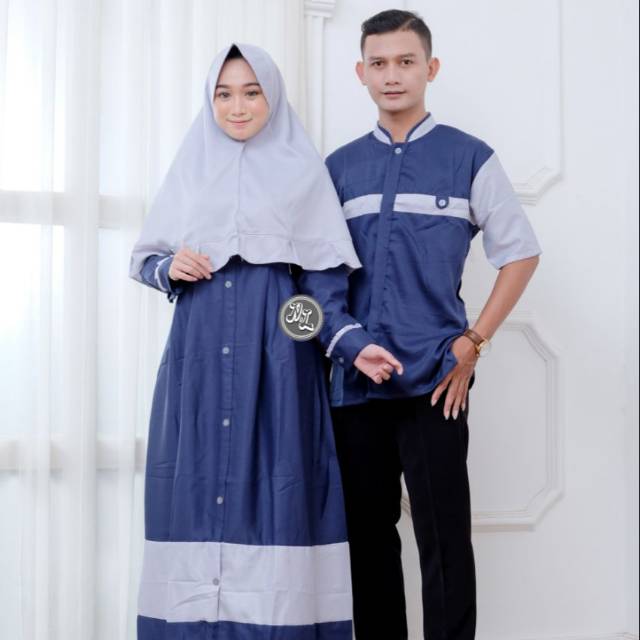 Couple gamis free hijab/couple murah /couple terbaru grosir