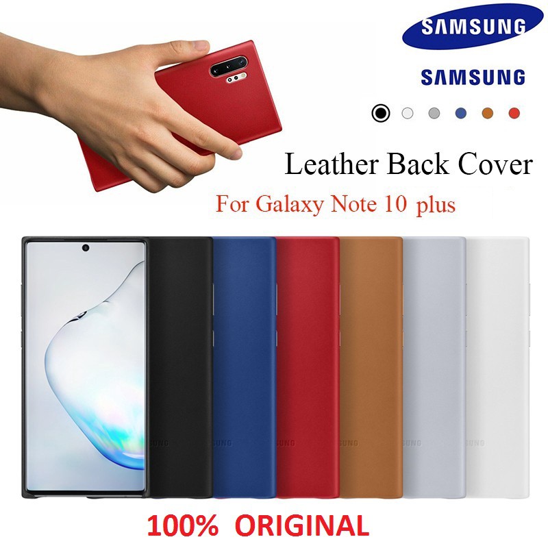 SAMSUNG Case Leather Cover Galaxy Note 10+ Note 10 Plus Original100%