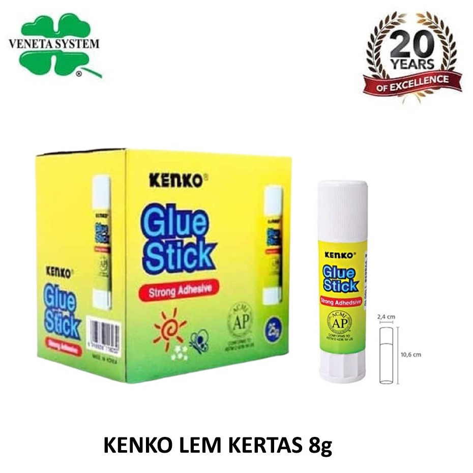 Kenko Glue Stick 8 gr / Lem Kertas / Lem Stick / Lem Batang