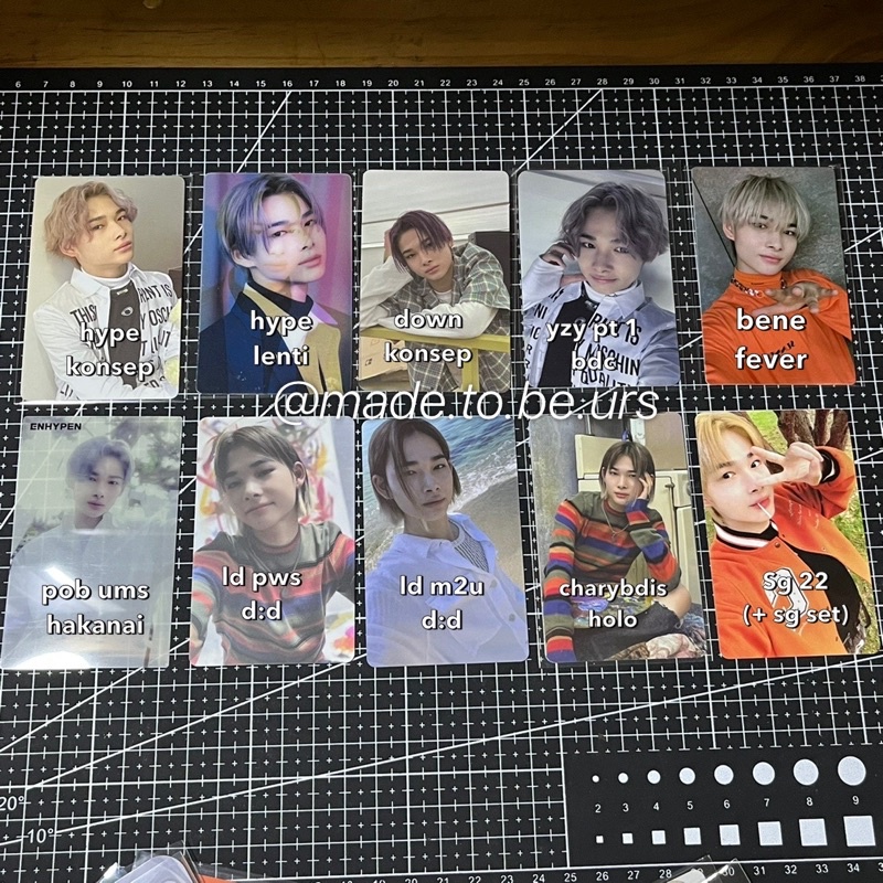 PC NI-KI Enhypen || Album Bene LD weverse SG22 BDO BDC D:D konsep selca