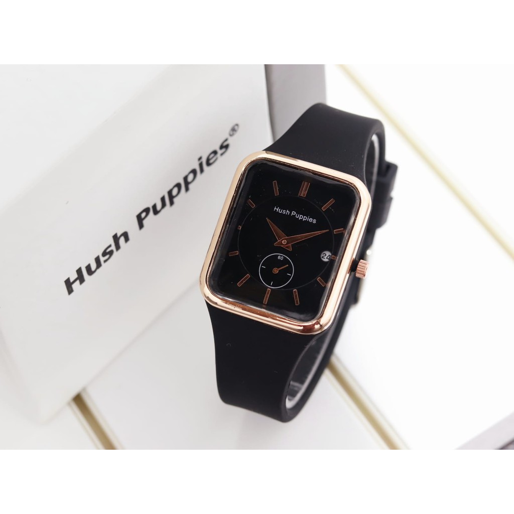 JAM TANGAN HUSH PUPPIES RUBBER TANGGAL AKTIF DIAMETER 3,3CM