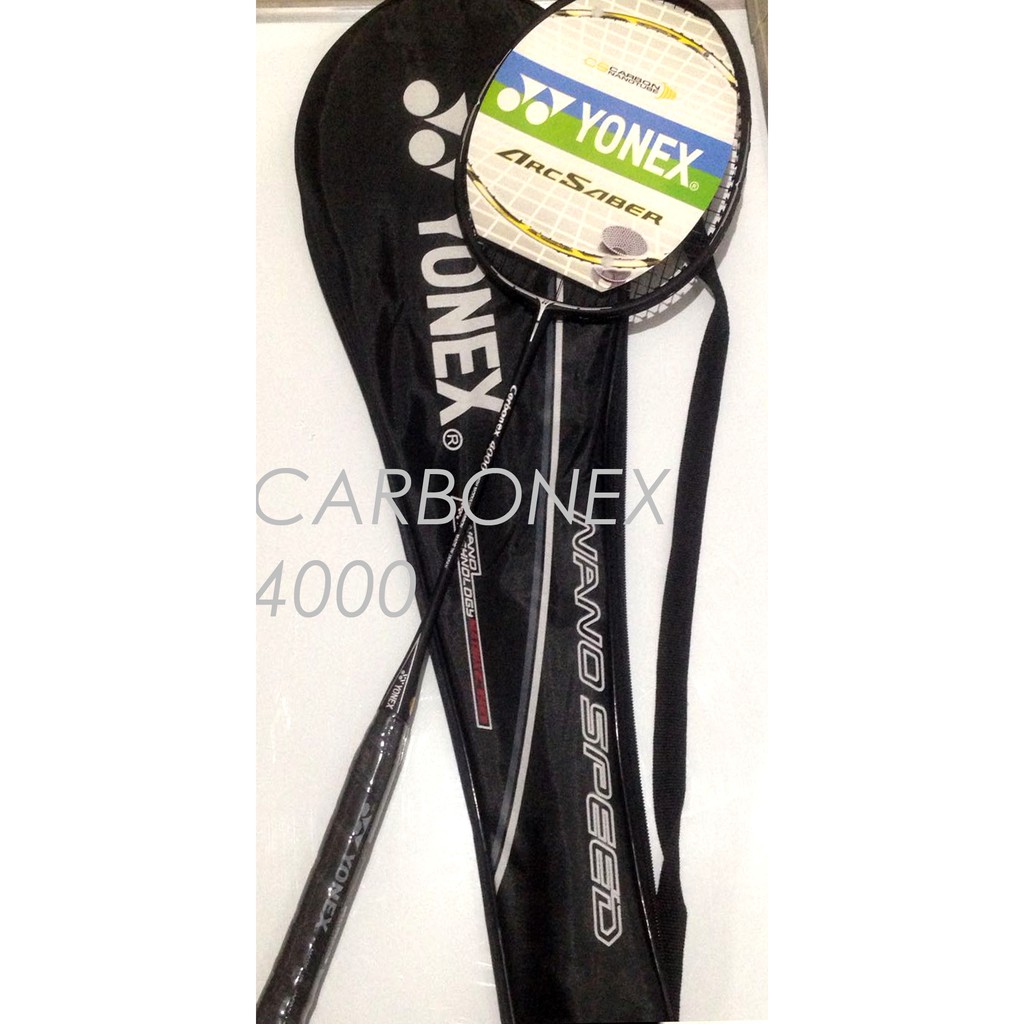 Raket Bulutangkis Terbaru Raket CARBONEX 4000 HIGH CARBON Raket Yonex Badminton Emboss Emas