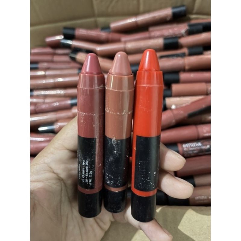 Satu Paket Lipstik Crayon Emina Rijekan Pabrik