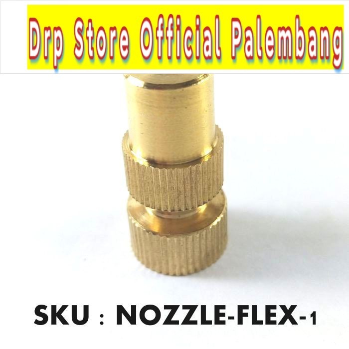 NOZZLE / NOZEL FLEXIBLE KEPALA KUNINGAN SPRAYER ELEKTRIK / KNAPSAK