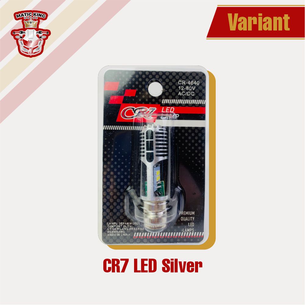 Bohlam depan LED Motor Xenon Look CR7 Kaki 1