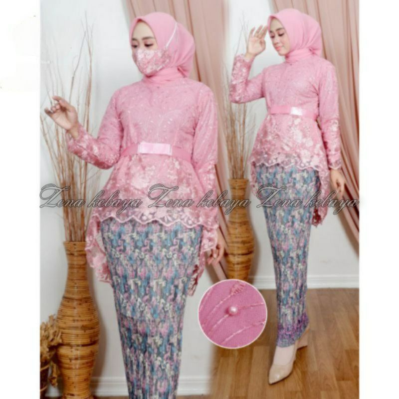 SETELAN KEBAYA MODERN KEBAYA WISUDA KEBAYA AURORA TILLE