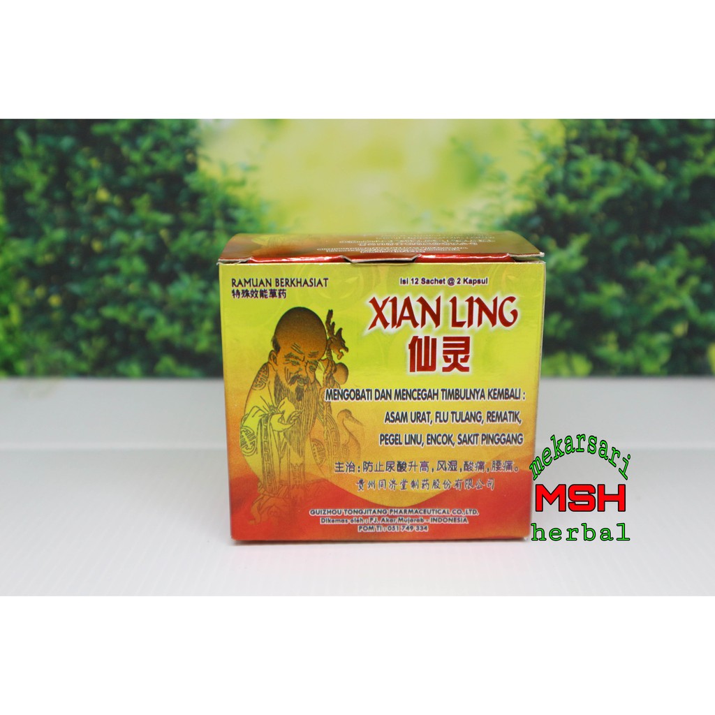 xiang ling kapsul original asam urat