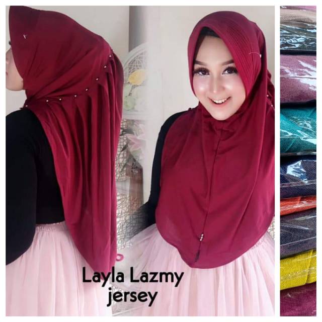 BEST SELLER HIJAB LAZMY LAILA MUTIARA