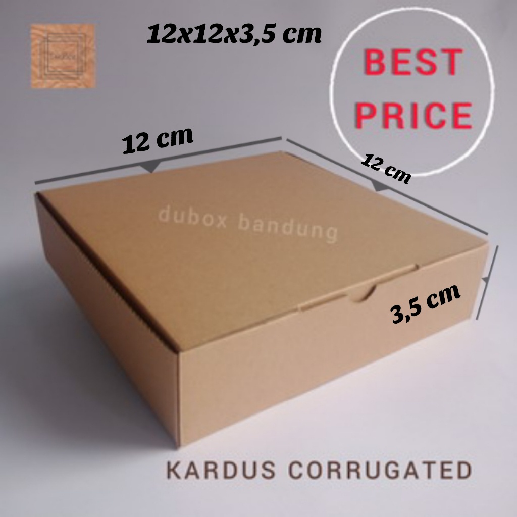 1Pak=10pcs DUS PIZZA 12x12x3.5 (CORRUGATED DIE CUT) DUS PACKING COD KARDUS BOX PACKING OLSHOP DUS HA