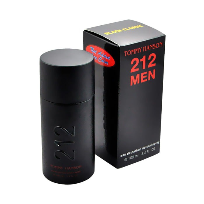 DISKON Parfume Tommy Hanson 212 Men BLACK CLASSIC 100ml TERLARIS