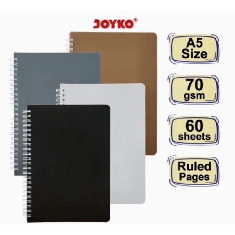 

Joyko Notebook Ruled A5 NB-690 / Agenda / Diary Bergaris