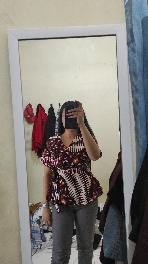 Atasan - Blouse Batik Wanita 628 Aa