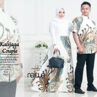 Baju Gamis kemeja Kalijaga Couple suami istri Longdres Baju Gamis kemeja Kalijaga Couple suami istri Longdres