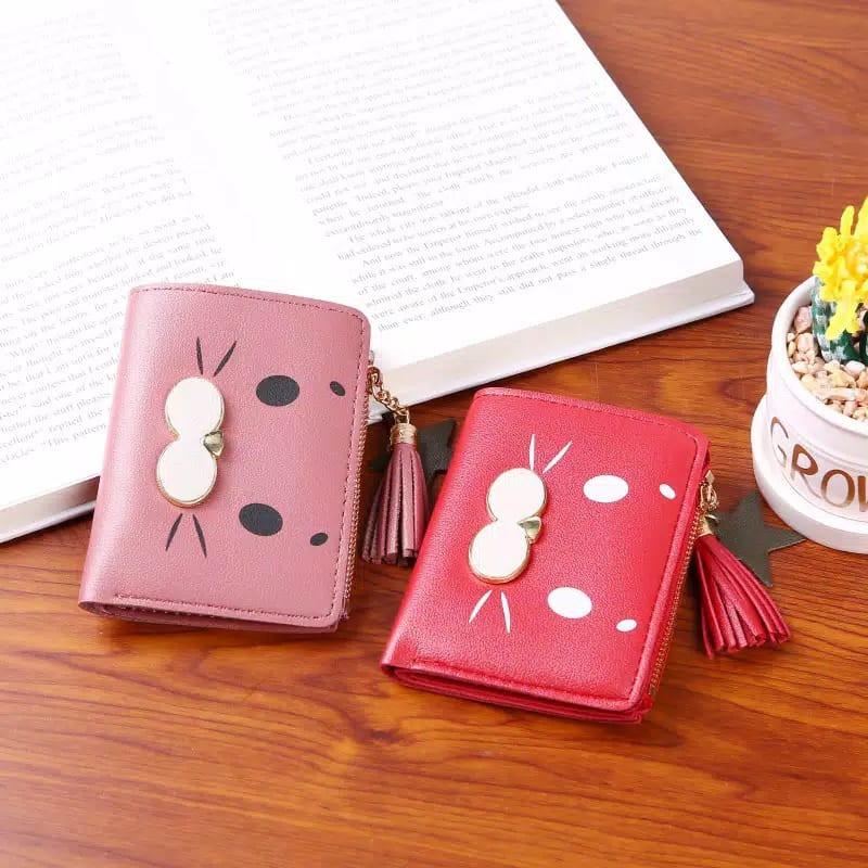 (COD) Dompet Lipat Wanita Dompet Import Murah Dompet Mini MALLSHOPPING