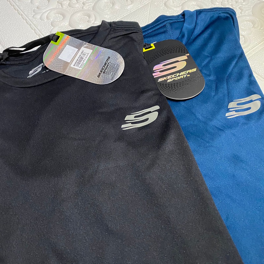 HIGHT CLASS [ORIGINAL] SKECHERS FULL TAG LABEL BAJU KAOS OLAHRAGA WANITA PAKAIAN OLAHRAGA SENAM