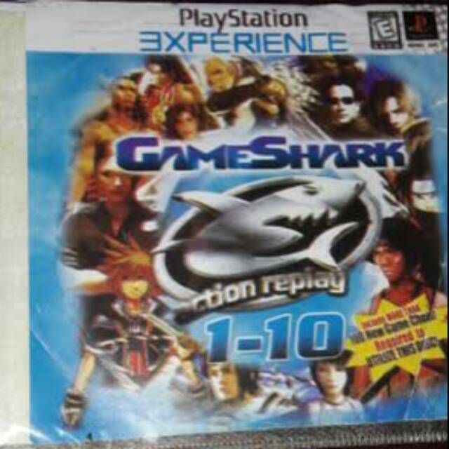 Kaset ps1 game shark vol 1-10