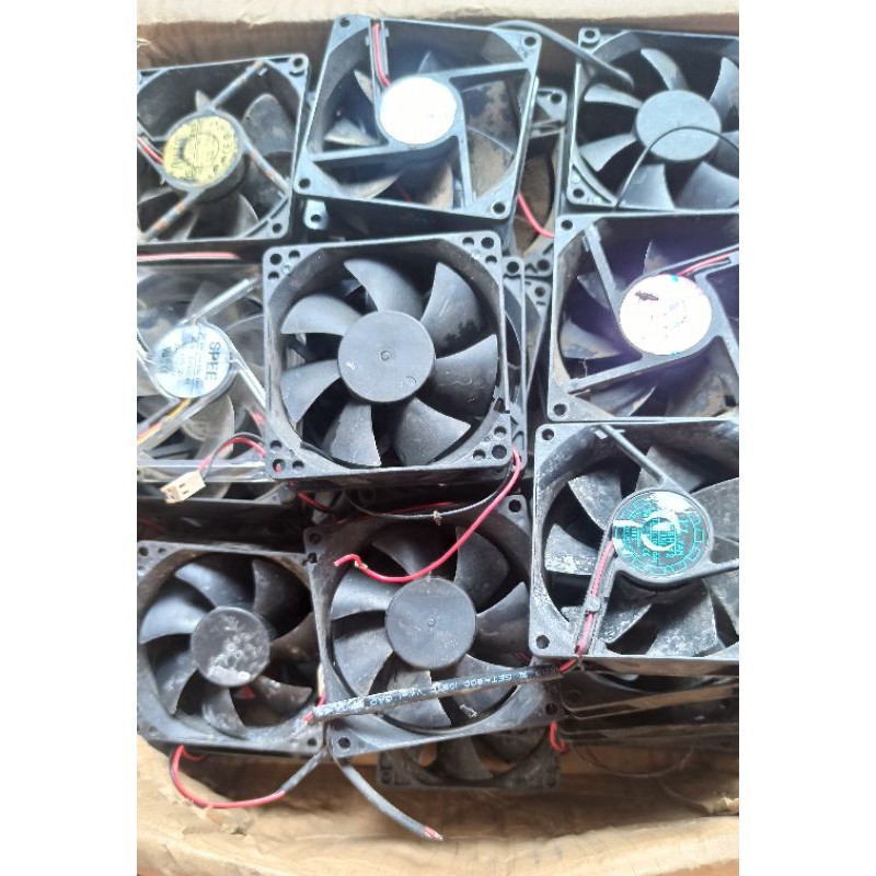 kipas bekas 12v dc 8x8