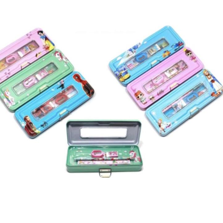 

Promo - KOTAK PENSIL KALENG ada ISI/PENCIL CASE