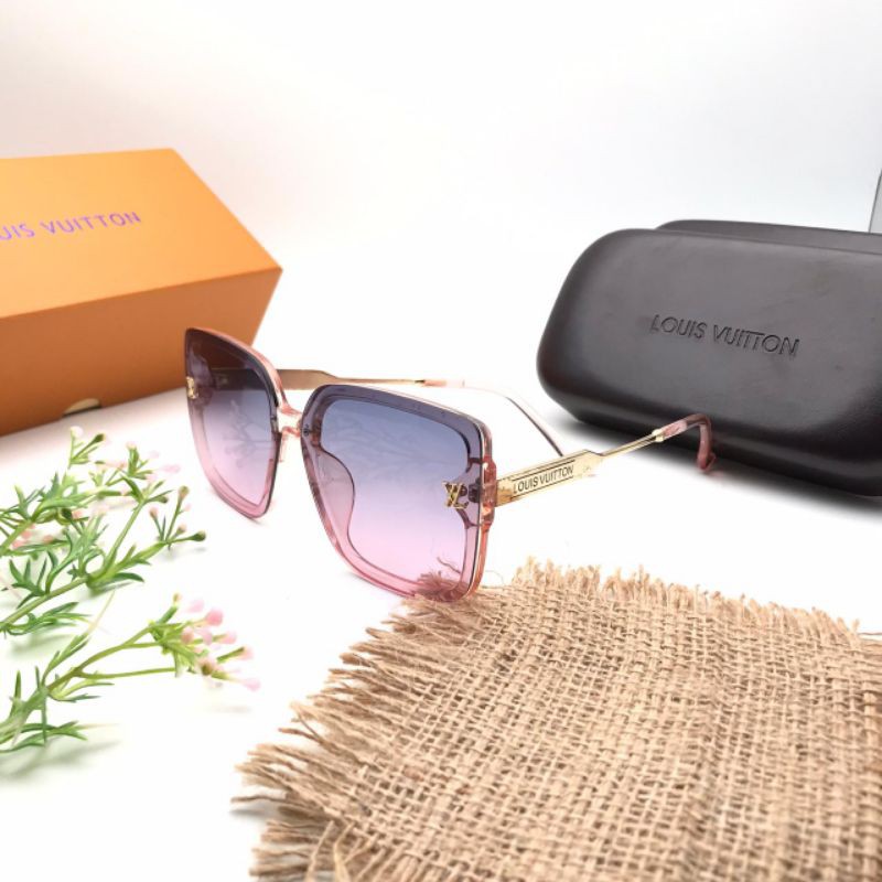 Kacamata Sunglasses Wanita LV2029 Lensa Anti Uv