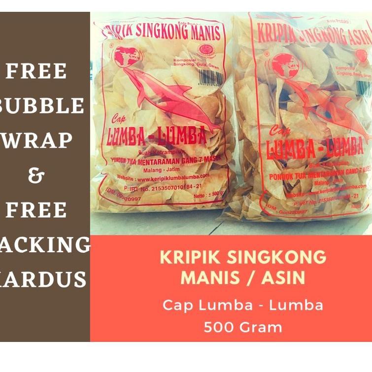 

【project】 Kripik Singkong Lumba Lumba Manis Asin 500 Gram