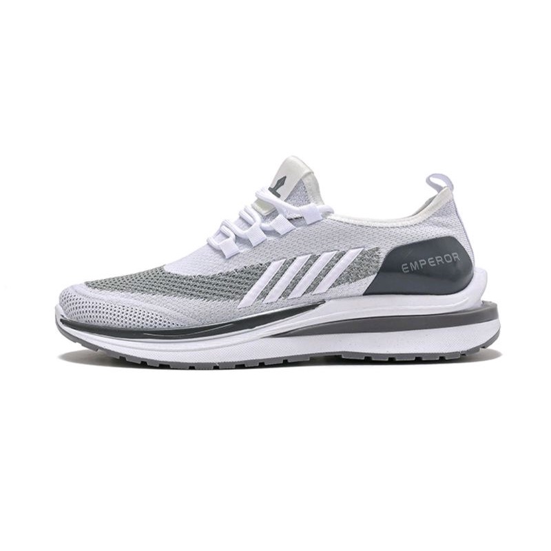 Emperor Putih Abu | Sepatu Sneakers Running Gym Shoes Sports