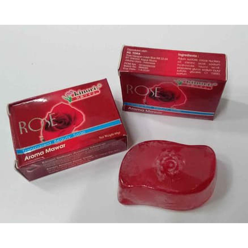 SABUN ROSE KINORI 60 grm ORIGINAL BPOM