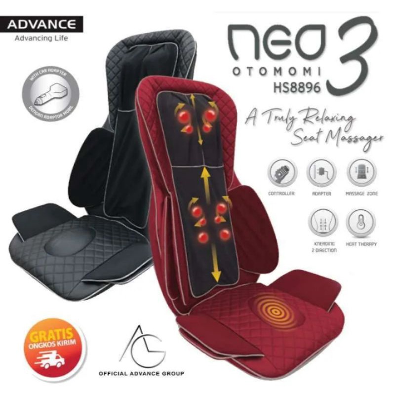 ADVANCE KURSI PIJAT NEO OTOMOMI 3 KURSI PIJAT PORTABLE