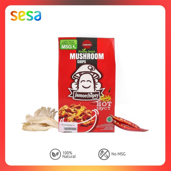 

Jamorchipsy Keripik Jamur Spicy 70 g