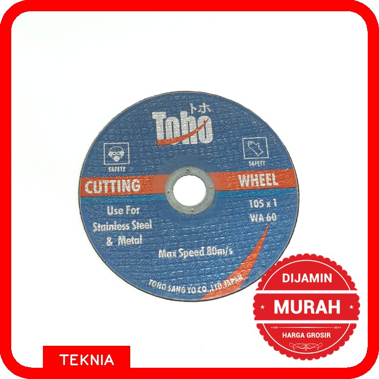 Mata Batu Potong (Cutting Wheel) 105mm 4inch Toho