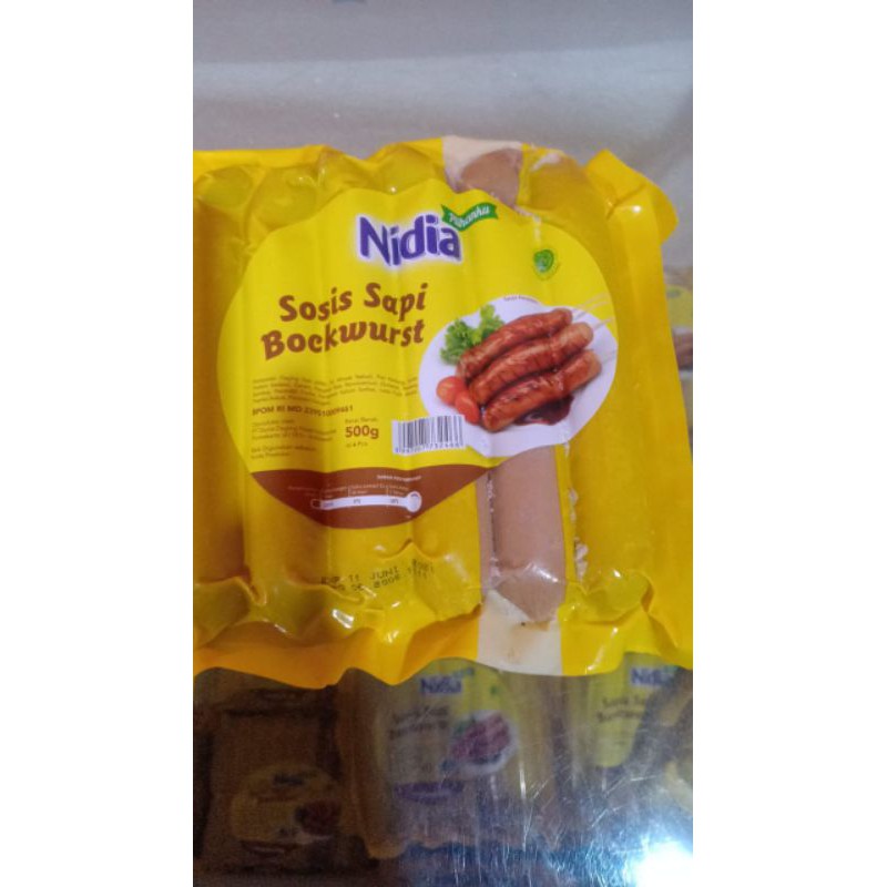 

sosis sapi bockwurst nidia 6