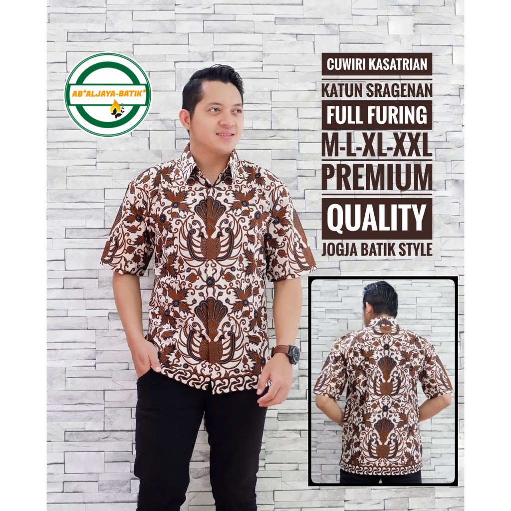 CUWIRI KASATRIAN ALJAYA KEMEJA BATIK SOLO PRIA LENGAN PENDEK PANJANG LAPIS FURING ATASAN PREMIUM MODERN KATUN HALUS PEKSI GURDO PEKSI KLASIK PEKSI LANGIT PINAYUNG PRIYAYI EMAS PUSPAYIDRA RED PEKSO ROGOSUKMO ROGOSUKMO EMAS ROGOSUKMO LAWASAN SATYA KENCONO