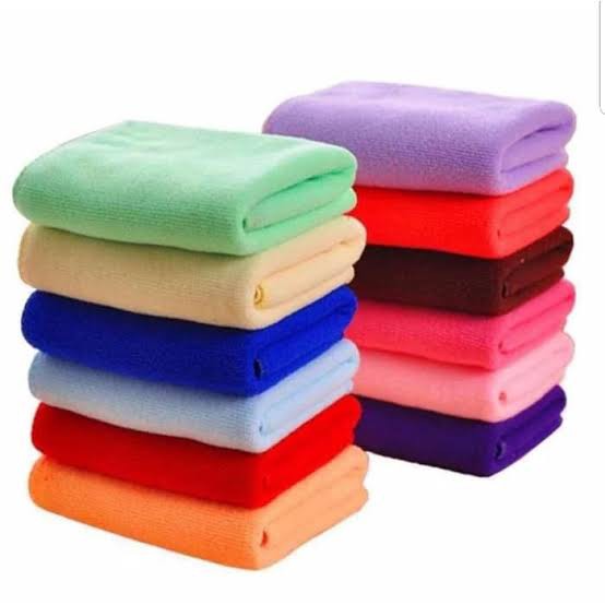 Handuk Besar [BISA COD 1KG MUAT 5] microfiber Polos gramasi kembang 70 x 140 / Handuk Mandi Lembut