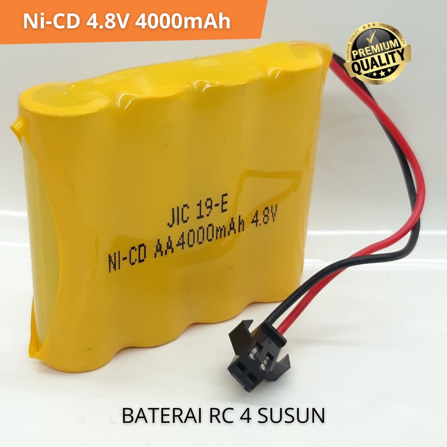 Baterai Rakit 4.8 Volt 4000MAH Untuk Mobil Remot Rock Crawler