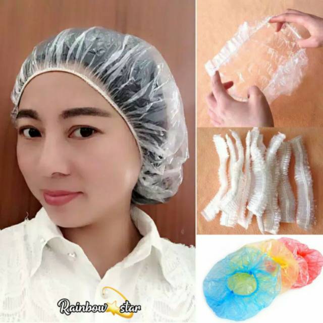 Shower Cap isi 100pc / Hair Cap