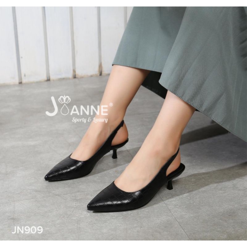 RESTOCK!! JOANNE Sepatu Slingback Heels Shoes JN909 [ORIGINAL BRAND]