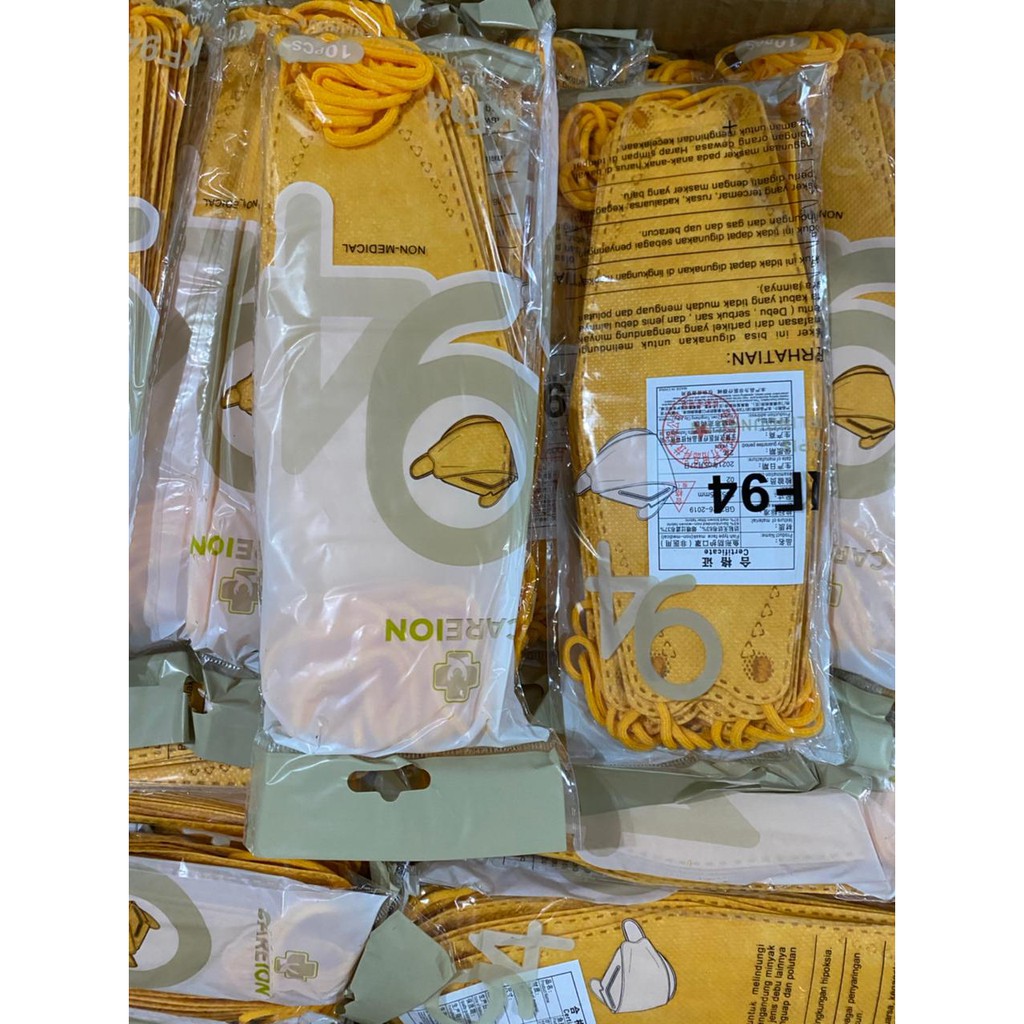 [Jualsemua18]Masker KF94 (4PLY / 1 Box isi 10pc )Bahan halus, lembut, nyaman dipakai