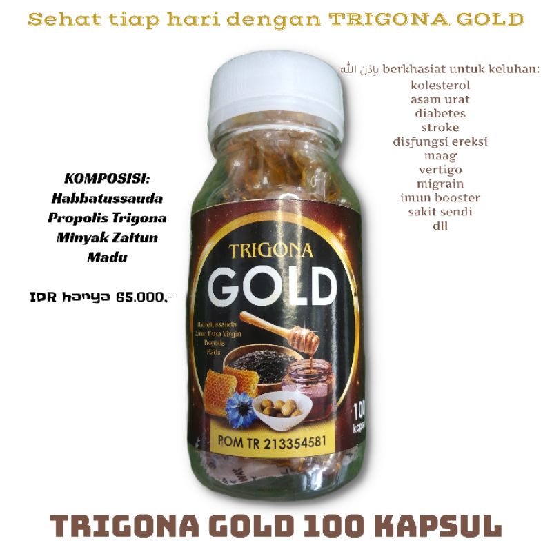 TRIGONA GOLD 100 KAPSUL / HABBATUSSAUDA PROPOLIS TRIGONA